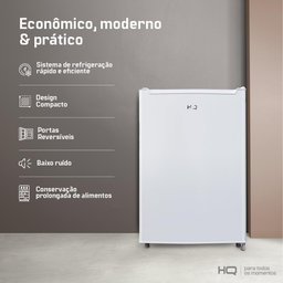 Freezer e Conservador Vertical Hq 100 Litros Branco Hq-100fv 127v - 6