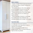 Ver imagem 7 de Guarda-roupa 8 Portas 4 Gavetas com Espelho e com Pé Andara Soft