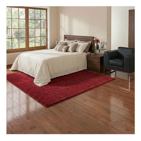 Tapete Classic Felpudo para Quarto Sala 150x200 Rubi