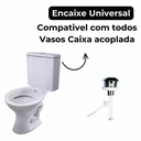 Ver imagem 3 de Botão Cromado de Privada Vaso Onix - Facil Instalação Acionamento Simples