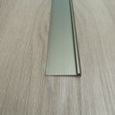 Ver imagem 3 de Perfil Frontal de Escada Alumínio Champanhe - 3 Metros