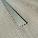 Ver imagem 5 de Perfil Frontal de Escada Alumínio Champanhe - 3 Metros