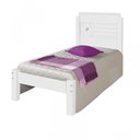 Ver imagem 2 de Cama Solteiro Lívia Cores Flex Quarto Branco/Lilas