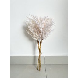 Ramalhete Folhagem Seca 37cm Planta Artificial Único - 1