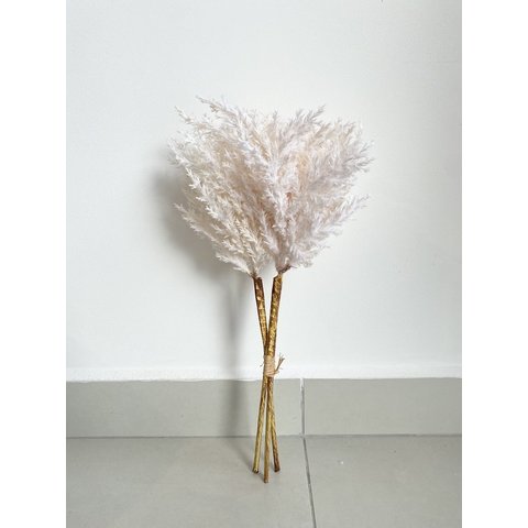 Ramalhete Folhagem Seca 37cm Planta Artificial Único