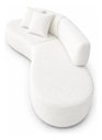 Ver imagem 7 de Sofá Luxo Sala Salão 300cm Virginia 3 Lugares Bouclê Branco