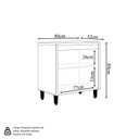 Ver imagem 3 de Balcão de Cozinha Solari 80cm 2 Portas Mdf Dobradiças Metálicas Jequitibá/gris Fosco G77 - Gran Belo