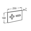 Ver imagem 2 de Placa de Acionamento Pl6 3/6lts Cromado Roca A890085001