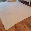 Ver imagem 1 de Tapete Artesanal Básico Sala Peludo Algodão Cru 200 X 300 sem Franja