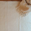 Ver imagem 3 de Tapete Artesanal Básico Sala Peludo Algodão Cru 200 X 300 sem Franja