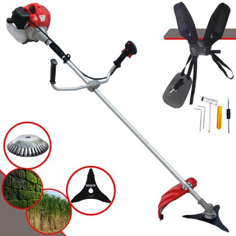 Roçadeira Aparador de Grama Cg430p Anmax 43cc 2hp 9.000rpm Multifuncional 4 em 1