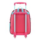Ver imagem 2 de Mochila Escolar Infantil com Rodinhas Panda 12310 Rosa - Xeryus