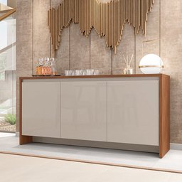 Buffet Aparador Legancy Cedro Off White 3 Portas - 1