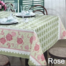 Toalha de Mesa Pop Estampada 6 Lugares Rose 140x210cm - 1