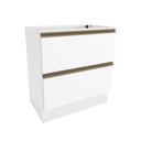 Ver imagem 1 de Balcão 2 Gavetas Kappesberg Celeste 100% Mdf Branco 80cm