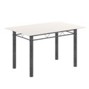 Ver imagem 4 de Conjunto Sala de Jantar com 4 Cadeiras Lara Prata/Arabesco