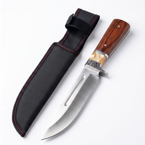 Faca Artesanal Perolado 7" p/ Cozinha Bainha