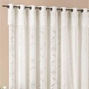 Ver imagem 2 de Cortina Luna 3,00m X 2,50m Palha Tecido Renda Floral Leve para Sala ou Quarto