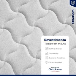 Cama Box Baú com Colchão de Espuma D33 Ortobom Airtech 100 + Auxiliar Unique Solteiro 88cm - 7