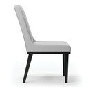 Ver imagem 7 de Cadeira Sala de Jantar Base Madeira Preto Kit 8 Sofia Suede Cinza D03 - D'Rossi