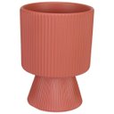 Ver imagem 1 de Cachepô de Cerâmica Terracota 16x12x12cm Vaso Plantas Jardim Sala Suculenta