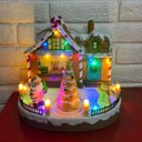 Ver imagem 3 de Vila Natalina Enfeite Natal Loja Brinquedos Papai Noel Biscoito Arvore Decoracao Mesa Estante Sala C