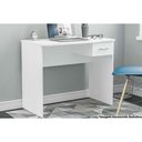 Ver imagem 1 de Mesa Computador Casal Arapei C/ 1 Gaveta Branco - Politorno
