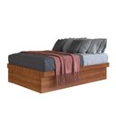 Ver imagem 2 de Cama com Baú Casal Nogal Istambul Art In Móveis