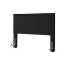 Ver imagem 1 de Cabeceira Cama Box Queen 1,60m Estofada Aruba Veludo Preto