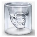 Ver imagem 7 de Copo de Vidro Duplo Formato Caveira 150ml - 2 Unidades