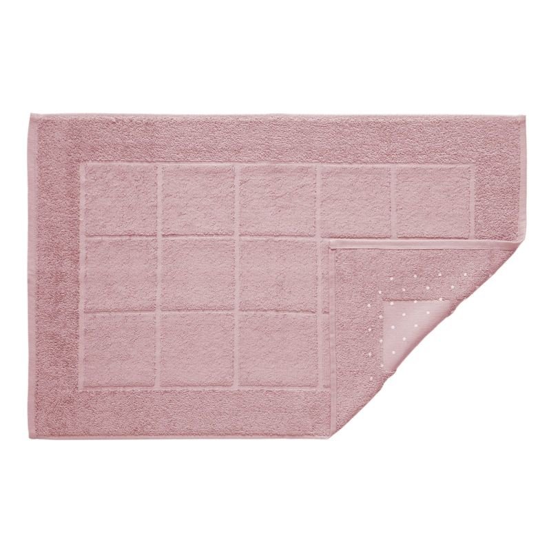 Toalha para Piso (tapete) Felpudo Antiderrapante Teka Lucca - Diversas Cores - Rosa Antigo