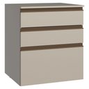 Ver imagem 1 de Balcão de Cozinha 60 Cm 3 Gavetas Suspenso Nice Madesa Crema