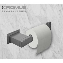 Papeleira Inox Grafite - Kromus RT0302-EG (Lado Esquerdo) - 5