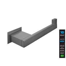 Papeleira Inox Grafite - Kromus RT0302-EG (Lado Esquerdo) - 2