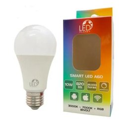 Smart Lâmpada Inteligente Led Rgb Wi-fi Comp. Alexa e Google Decorshop - 1