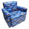 Poltrona Infantil Sofazinho Reforçada Decoração Modelos Carrinhos Azul - 5