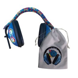 Abafador de Sons para Autistas Azul 11 Db Arco Colorido - 3