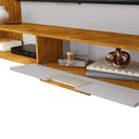 Ver imagem 3 de Painel Suspenso para Tv até 65 Polegadas Zeus Naturalle Off White