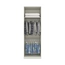 Ver imagem 2 de Guarda Roupa Modulado Seletto 2 Portas Areia/jequitibá com Espelho - Móveis Henn