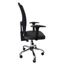 Ver imagem 4 de Cadeira Escritório Tela New Base Nr17 Back System Cromada