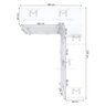 KIT CLOSET MODULADO 2 ALTURAS 4 MÓDULOS M451.B (CLOSET, CASA) MUNDI MOVEIS - 3