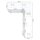 Ver imagem 3 de KIT CLOSET MODULADO 2 ALTURAS 4 MÓDULOS M451.B (CLOSET, CASA) MUNDI MOVEIS