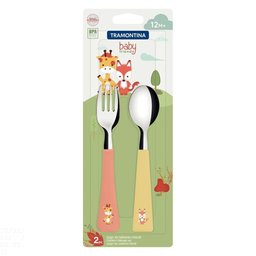 Jogo de Talheres Infantil Baby Friends com Lâminas de Aço Inox e Cabos de Polipropileno C - 4