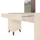 Ver mais imagens de Escrivaninha Penteadeira Clara Off White Mobler