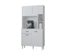 Ver imagem 1 de Armário para Cozinha Kit Duda 90 Cm Branco
