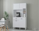 Ver imagem 2 de Armário para Cozinha Kit Duda 90 Cm Branco