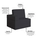 Ver mais imagens de Sofá Cama À Vácuo 1 Lugar Linha Modular Flip Magic