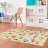Tapete Brisa Infantil 100cm X 130cm Alfabeto Kapazi - 2