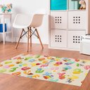 Ver imagem 2 de Tapete Brisa Infantil 100cm X 130cm Alfabeto Kapazi