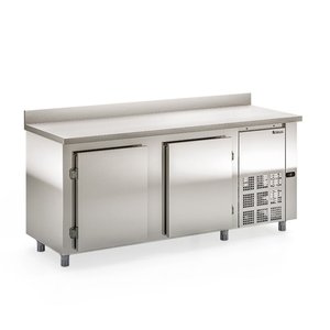 Balcão Frigorífico de Encosto GBFE-200 AI - Aço Inox 556L Sem Cuba - Gelopar 220V